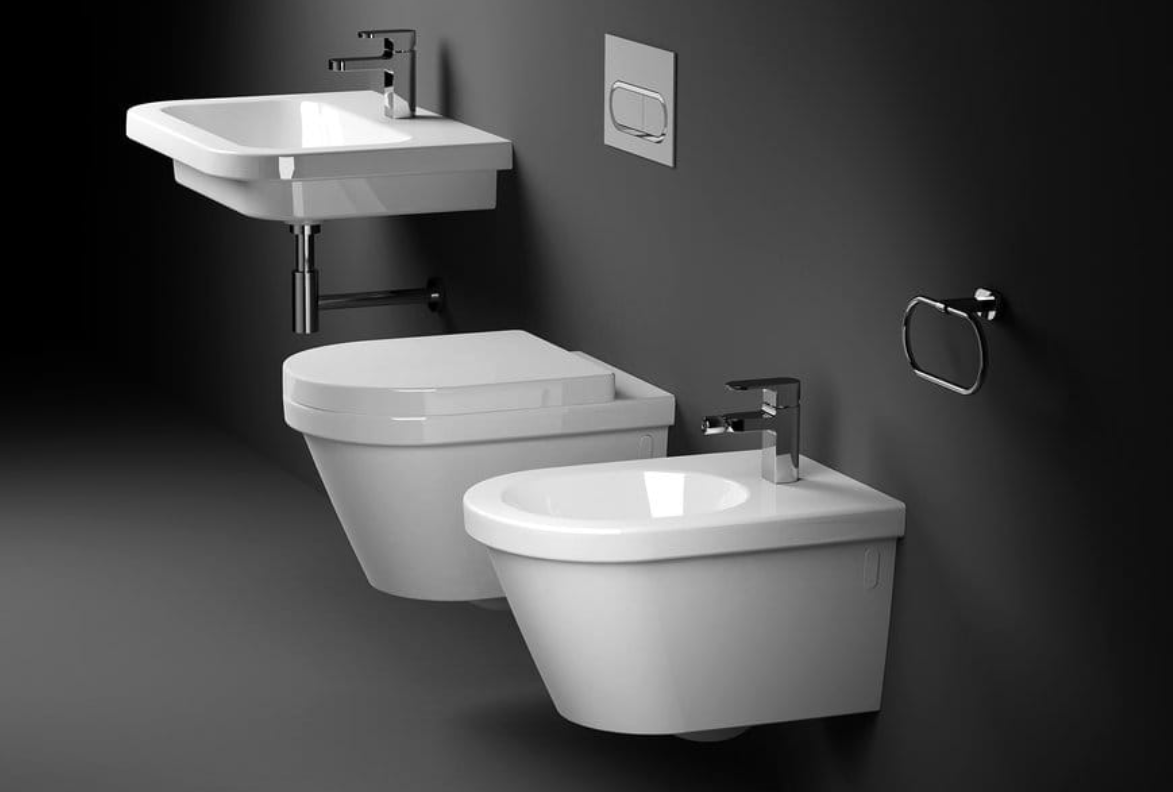 bateria bidetowa z mieszaczem